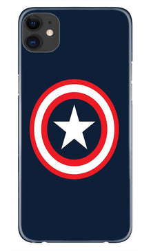 Captain America Mobile Back Case for iPhone 11 (Design - 42)
