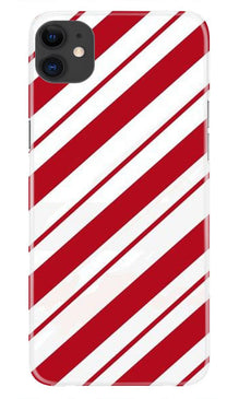 Red White Mobile Back Case for iPhone 11 (Design - 44)