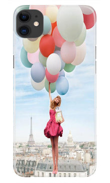 Girl with Baloon Mobile Back Case for iPhone 11 (Design - 84)