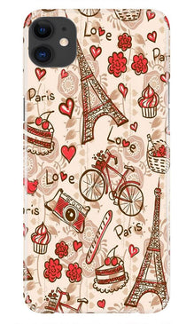 Love Paris Mobile Back Case for iPhone 11  (Design - 103)