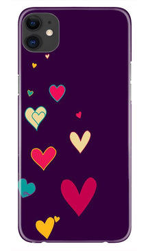 Purple Background Mobile Back Case for iPhone 11  (Design - 107)