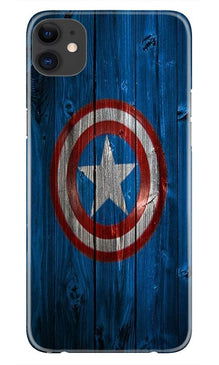 Captain America Superhero Mobile Back Case for iPhone 11  (Design - 118)