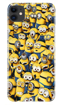 Minions Mobile Back Case for iPhone 11  (Design - 126)