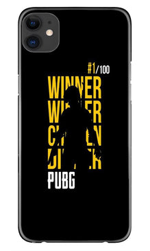Pubg Winner Winner Mobile Back Case for iPhone 11  (Design - 177)