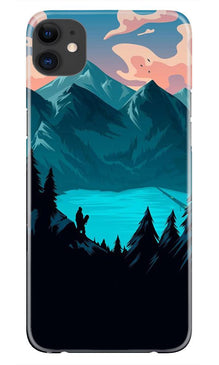 Mountains Mobile Back Case for iPhone 11 (Design - 186)