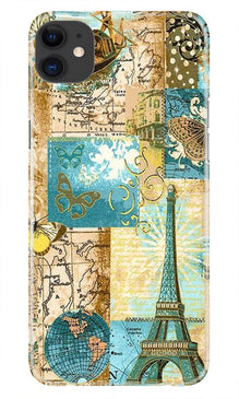 Travel Eiffel Tower Mobile Back Case for iPhone 11 (Design - 206)