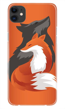 Wolf  Mobile Back Case for iPhone 11 (Design - 224)