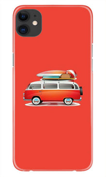 Travel Bus Mobile Back Case for iPhone 11 (Design - 258)