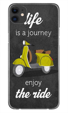 Life is a Journey Mobile Back Case for iPhone 11 (Design - 261)