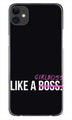 Like a Girl Boss Case for iPhone 11 (Design No. 265)