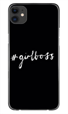 #GirlBoss Mobile Back Case for iPhone 11 (Design - 266)
