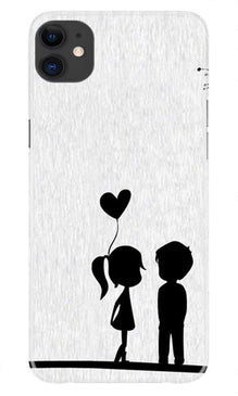 Cute Kid Couple Mobile Back Case for iPhone 11 (Design - 283)