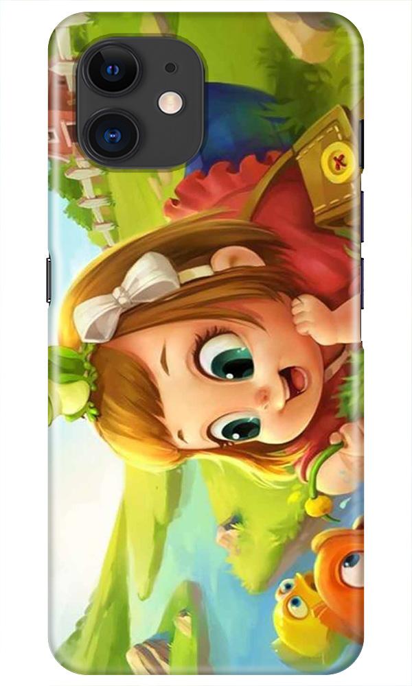 Baby Girl Mobile Back Case for iPhone 11 Pro  (Design - 339)