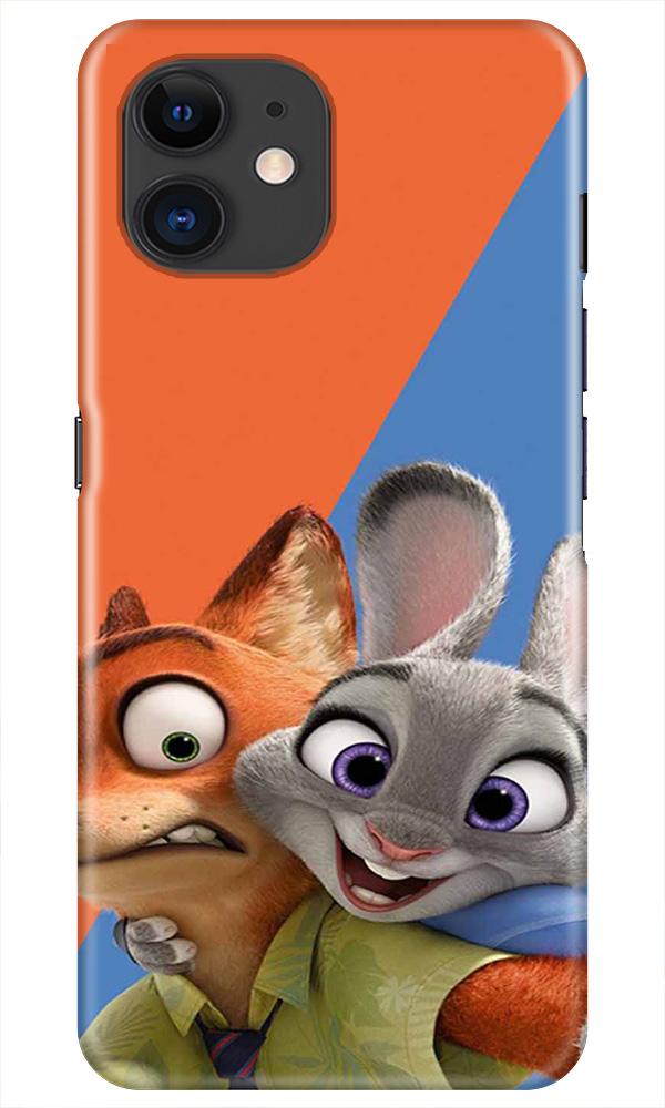 Cartoon Mobile Back Case for iPhone 11  (Design - 346)