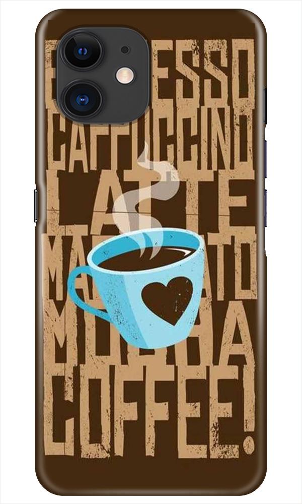 Love Coffee Mobile Back Case for iPhone 11(Design - 351)