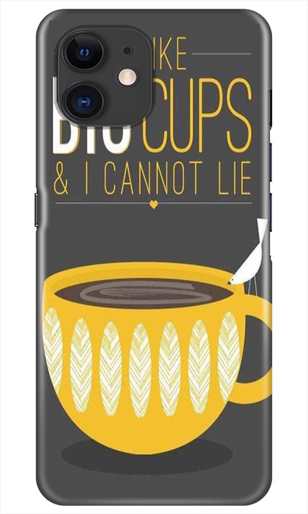 Big Cups Coffee Mobile Back Case for iPhone 11(Design - 352)