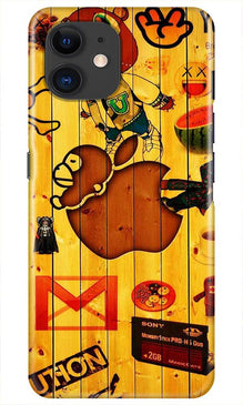 Wooden Texture Mobile Back Case for iPhone 11  (Design - 367)