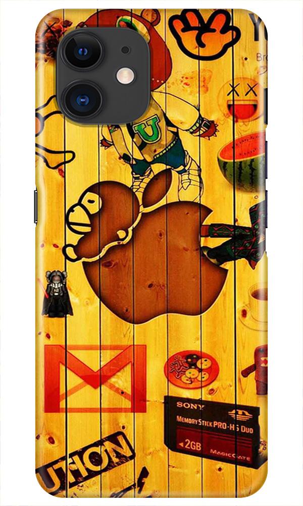 Wooden Texture Mobile Back Case for iPhone 11  (Design - 367)