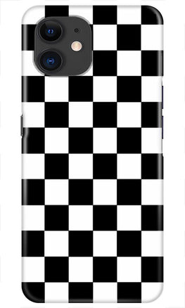 Black White Boxes Mobile Back Case for iPhone 11 Pro(Design - 372)