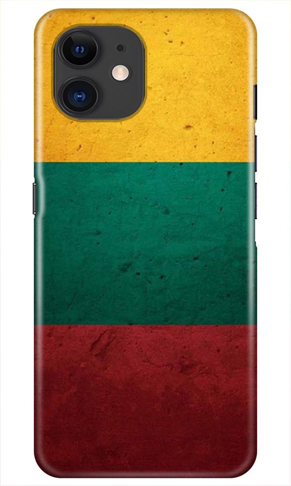 Color Pattern Mobile Back Case for iPhone 11  (Design - 374)