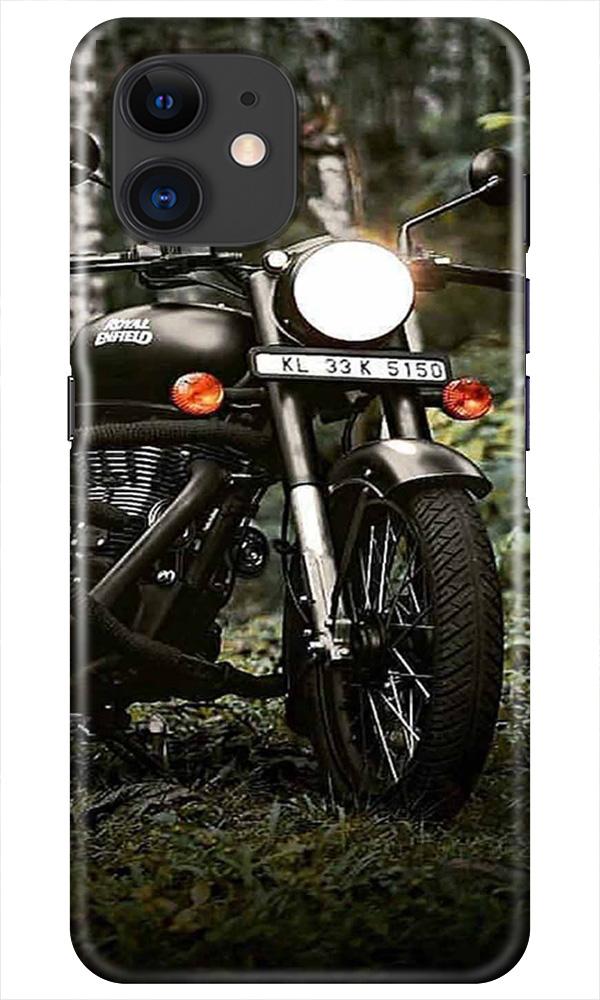 Royal Enfield Mobile Back Case for iPhone 11  (Design - 384)