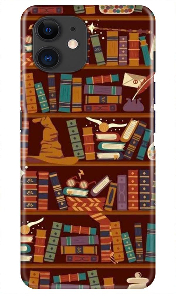 Book Shelf Mobile Back Case for iPhone 11(Design - 390)