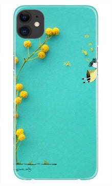 Flowers Girl Mobile Back Case for iPhone 11 Pro Max logo cut (Design - 216)