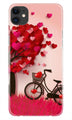 Red Heart Cycle Case for iPhone 11 Pro Max logo cut (Design No. 222)