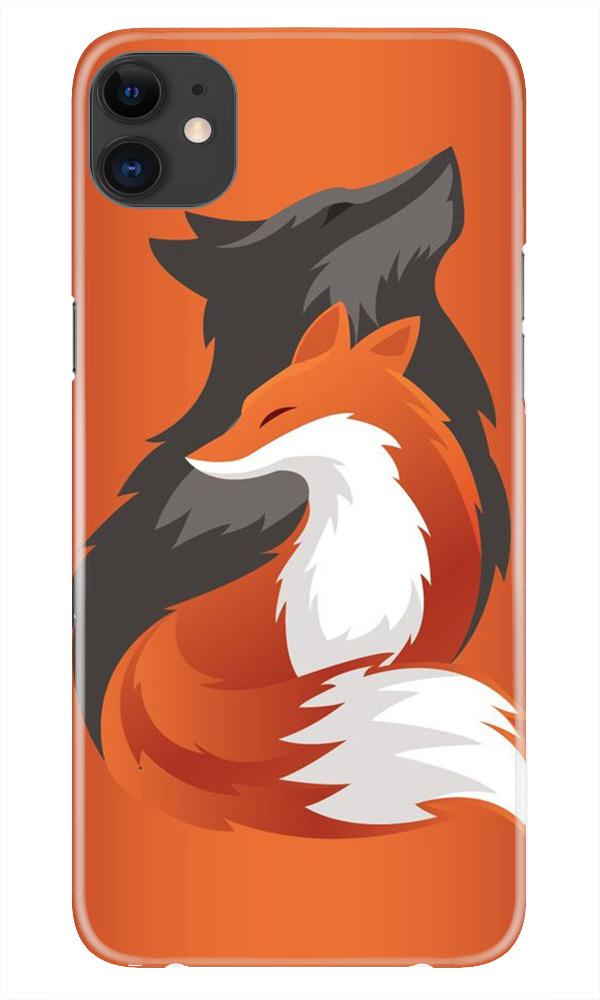 Wolf  Case for iPhone 11 Pro Max logo cut (Design No. 224)