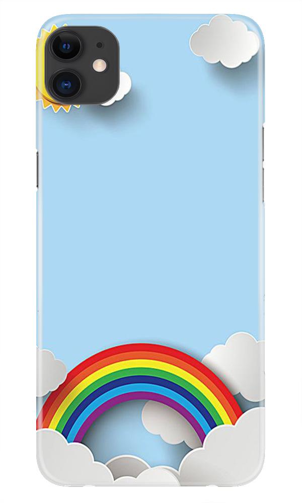 Rainbow Case for iPhone 11 Pro Max logo cut (Design No. 225)