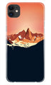 Mountains Case for iPhone 11 Pro Max logo cut (Design No. 227)