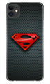 Superman Case for iPhone 11 Pro Max logo cut (Design No. 247)