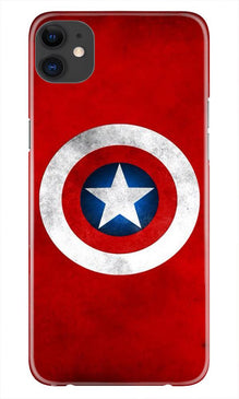 Captain America Mobile Back Case for iPhone 11 Pro Max logo cut (Design - 249)