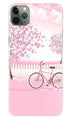 Pink Flowers Cycle Case for iPhone 11 Pro  (Design - 102)