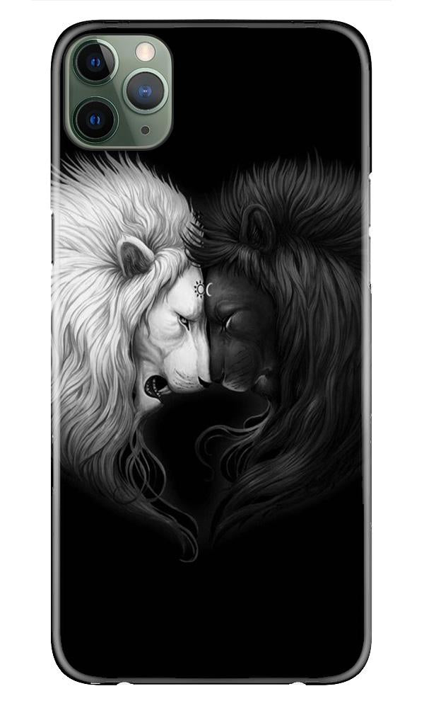 Dark White Lion Case for iPhone 11 Pro  (Design - 140)