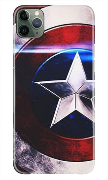 Captain America Shield Mobile Back Case for iPhone 11 Pro (Design - 250)