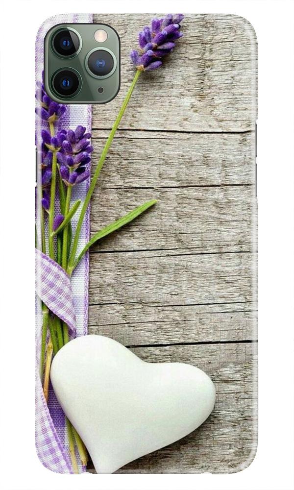 White Heart Case for iPhone 11 Pro (Design No. 298)