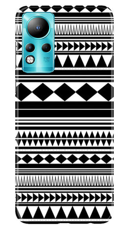 Black white Pattern Case for Infinix Note 11