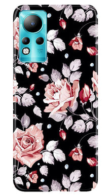 Pink rose Mobile Back Case for Infinix Note 11 (Design - 12)