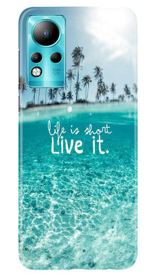 Life is short live it Mobile Back Case for Infinix Note 11 (Design - 45)