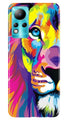 Colorful Lion Case for Infinix Note 11  (Design - 110)
