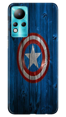 Captain America Superhero Mobile Back Case for Infinix Note 11  (Design - 118)