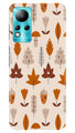 Leaf Pattern Art Case for Infinix Note 11  (Design - 132)
