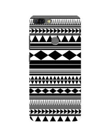 Black white Pattern Mobile Back Case for Infinix Hot 6 Pro (Design - 5)