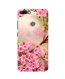 Pink flowers Mobile Back Case for Infinix Hot 6 Pro (Design - 69)