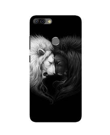 Dark White Lion Mobile Back Case for Infinix Hot 6 Pro  (Design - 140)