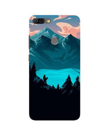 Mountains Mobile Back Case for Infinix Hot 6 Pro (Design - 186)