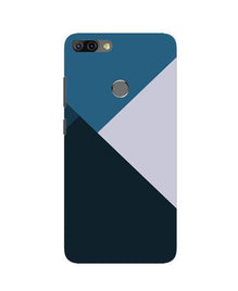 Blue Shades Mobile Back Case for Infinix Hot 6 Pro (Design - 188)
