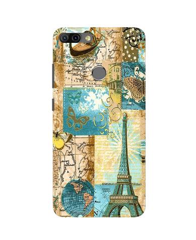 Travel Eiffel Tower Case for Infinix Hot 6 Pro (Design No. 206)