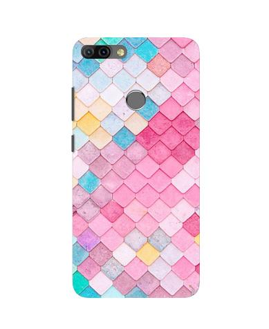 Pink Pattern Case for Infinix Hot 6 Pro (Design No. 215)